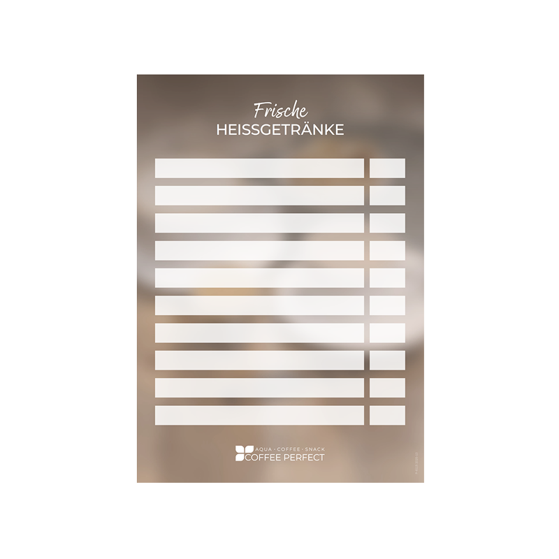 Drikkeudvalg A5 - Gastro