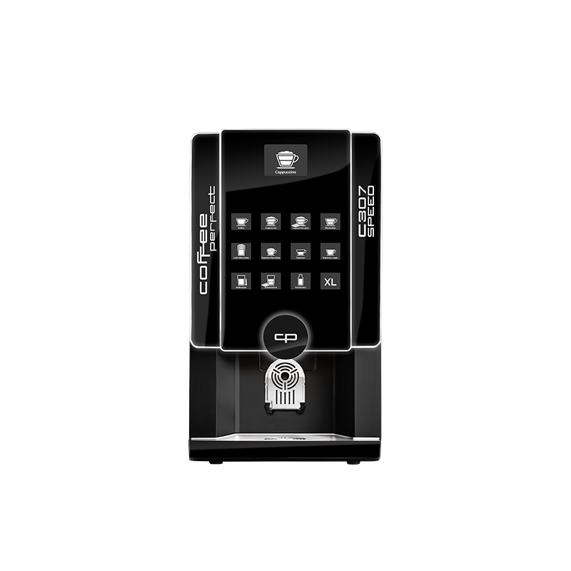 Kaffeevollautomat coffee perfect C307 Speed mit Touchdisplay.