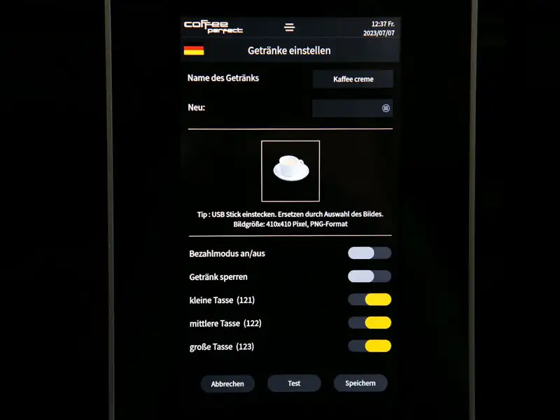 Getraenke_einstellen