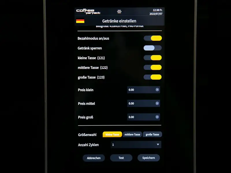 Getraenke_einstellen