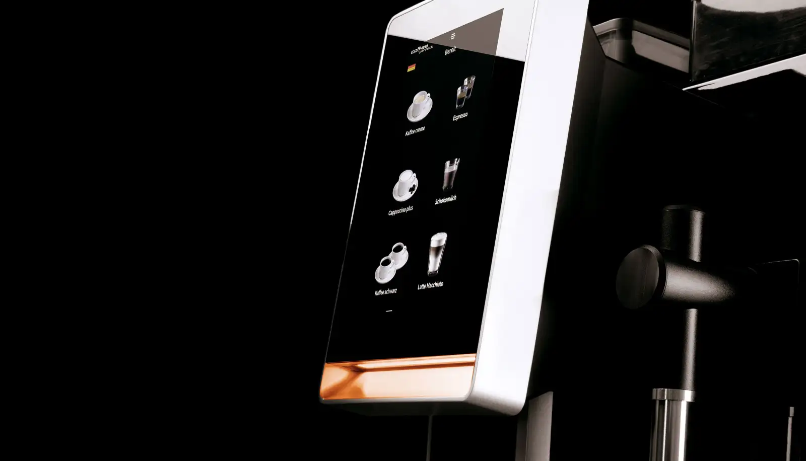 Touchscreen CP20 Kaffeevollautomat Touchscreen CP20 Kaffeevollautomat